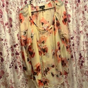 XL 100% polyester see through
